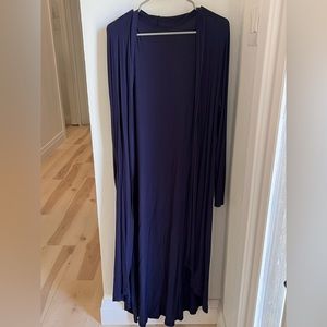 Navy Blue Duster Cardigan